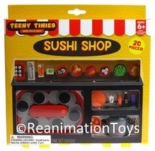 Teeny Tinies Japanese Sushi Shop Doll Food Bubble Tea Steamer Mini Playset NIB - £23.76 GBP