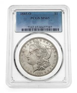 1885-O Silver Morgan Dollar Graded By PCGS As MS-65-
show original title... - $445.86 CAD