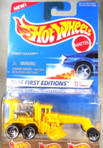 1996 Hot Wheels #373 First Edition STREET CLEAVER Yellow wo/Flames SB Sp Variant - $10.50