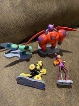 4 BIG HERO 6 Wasabi, Baymax, - 2” Action figures Disney Mini Pvc Toy Cak... - $650.22 MXN