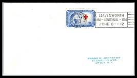 1954 US Cover - Centennial, Leavenworth, Kansas C25 - £2.32 GBP