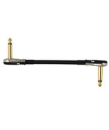 8&quot; S-Shape Castline Gold Mogami 2524 Guitar Pedal Board Patch Cable TS C... - $258.52 MXN+