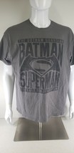 Men&#39;s Batman v Superman *Gray* T-Shirt (XL) Gotham Guardian/Last Son of Krypton - £17.57 GBP