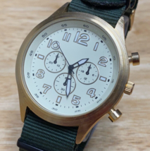 Unused Unbranded Men Stylish Gold Tone  Analog Quartz Watch~New Battery - £15.02 GBP