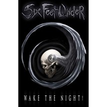 Six Feet Under Wake The Night Textile Poster Official Premium Fabric Flag - £13.94 GBP
