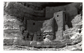 RPPC Postcard Montezuma Castle National Monument Arizona - £7.62 GBP