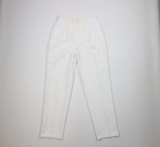 Vintage 70s Levis Womens Size 12 Blank Knit Straight Leg Chino Pants White USA - £47.44 GBP