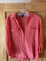 Jones New York 3/4 Sleeve Top Size Medium - $91.61 MXN