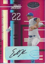 2005 Leaf Certified Materials Mirror Red Autographs E Jackson 79 Dodgers 116/250 - £5.98 GBP