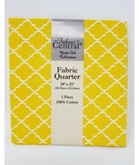 #138 Imported Fabric Central Fat Quarter 100% Cotton - New - Yellow and ... - £3.65 GBP