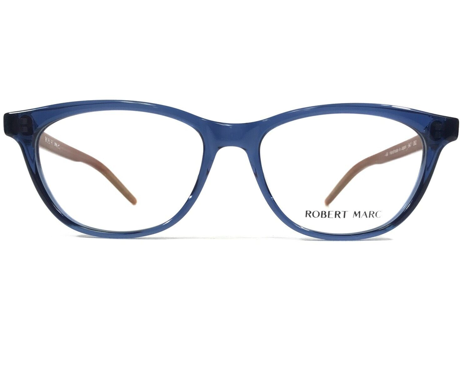 Robert Marc Eyeglasses Frames 847 282 Brown Clear Blue Square Full Rim 5... - $39.59