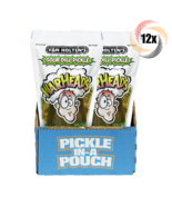 Full Box 12x Pouches Van Holten&#39;s Warheads Sour Jumbo Dill Pickle In Pou... - $27.78