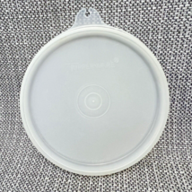 Tupperware 215-50 Round 4.5&quot; Inch LID Clear Sheen USA Made Vintage - £4.53 GBP