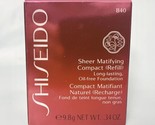 Shiseido Sheer Matifying Compact Foundation Refill B40 Natural Fair Beig... - $74.24
