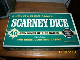 1969 Scarney Dice Games Fine Edition Boxed Set NMIB - $35.00