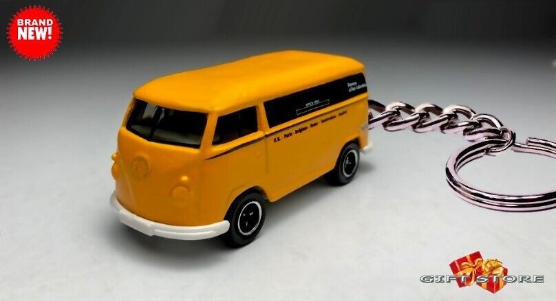 HTF KEY CHAIN ORANGE VW PANEL VAN VOLKSWAGEN TYPE2 CUSTOM Ltd EDITION GR... - $24.98