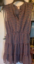 EUC Mossimo Gray &amp; Orange Dress Size Medium - £11.87 GBP