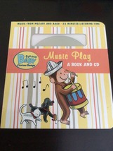 Curious Baby Music Play curious George Board Book &amp; Cd Music from Mozart and Bac - £3.98 GBP
