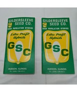 (2) Vintage GSC Extra Profit Hybrid Corn Data Memo Notebook Hudson Illin... - $187.98 MXN