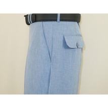 Men 2pc Walking Leisure Suit Short Sleeves DREAMS Plaid Satin 253-11 Ocean Blue image 4