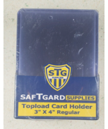 SafTGard STG  Trading Card Topload Card Holder 3X4 Regular - £19.08 GBP