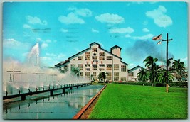 Largest US Sugar House Clewiston Florida FL Chrome Postcard I8 - £2.33 GBP