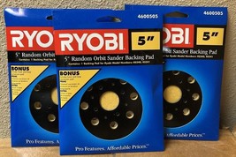 Ryobi 5&#39;&#39; Random Orbit Sander Backing Pads 4600505 (set of 3) - $20.67