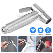 Handheld Toilet Bidet Sprayer Stainless Steel Faucet Bathroom Spray Shower Head - £14.38 GBP