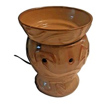 Scentsy Warmer Apollo Tan Brown Plug In Works - £26.43 GBP