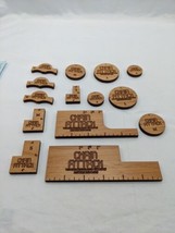 (14) Warmachine And Hordes Chain Attack Battle Report Wooden Measuring T... - £31.28 GBP