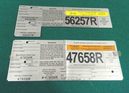 lot of 2 Pennsylvania Adult Resident Hunting Licenses 1999 2000 archery ... - $8.79