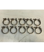 10 Quantity of 2.5” Stainless Steel V-Band Hose Clamps 3/4&quot; Thick (10 Qu... - €62,73 EUR