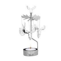 Anglaspel Nordic Forest Animals Rotary Tealight Candle Holder NIB Sweden... - $21.77