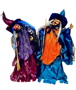 Ganz Vintage 90&#39;s Fiber Optic Cackling Light Up Eyes 22&quot; Halloween Witch... - €59,89 EUR