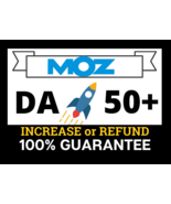 Increase Moz DA 50+ PA 30+ Permanent - $300.58 MXN
