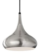 P1253BS Beso Glass Pendant Lighting, Satin Nickel, 1-Light (10&quot;W x 10&quot;H)... - $952.95 MXN