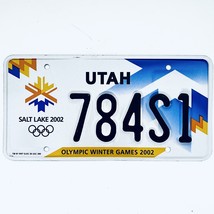 2002 United States Utah Olympic Winter Games Passenger License Plate 784S1 - £17.02 GBP