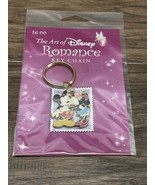 USPS The Art Of Disney ROMANCE Mickey &amp; Minnie Mouse Key Fob Chain Holde... - €11,17 EUR