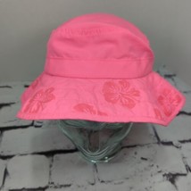 Sun Protection Zone Pink Bucket Hat Girls One Size - £11.67 GBP