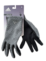Adidas Cold Ready Running Touchscreen Gloves Black / Grey ( M ) - $44.52