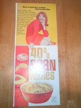 Vintage Post 40% Bran Fakes Cereal Print Magazine Advertisement 1966 - $5.99