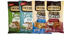 Snyder&#39;s of Hanover Flavored Pretzel Pieces, 4-Pack 11.25 oz. Bags - $32.95