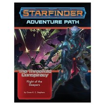 Starfinder: Adventure Path: Flight of the Sleepers: The Threefold Conspiracy 2/6 - £17.79 GBP