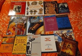Lot Of Native American 13 Books 1 DVD Historical Overviews - $79.19