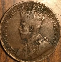 1916 Canada Large Cent Penny Coin - £1.90 GBP