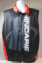 HINCAPIE Cycling Bike Vest Windbreaker Jacket 6XL Black and Red Mesh Back - £35.61 GBP