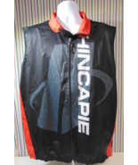 HINCAPIE Cycling Bike Vest Windbreaker Jacket 6XL Black and Red Mesh Back - £35.03 GBP