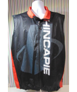 HINCAPIE Cycling Bike Vest Windbreaker Jacket 6XL Black and Red Mesh Back - £33.46 GBP