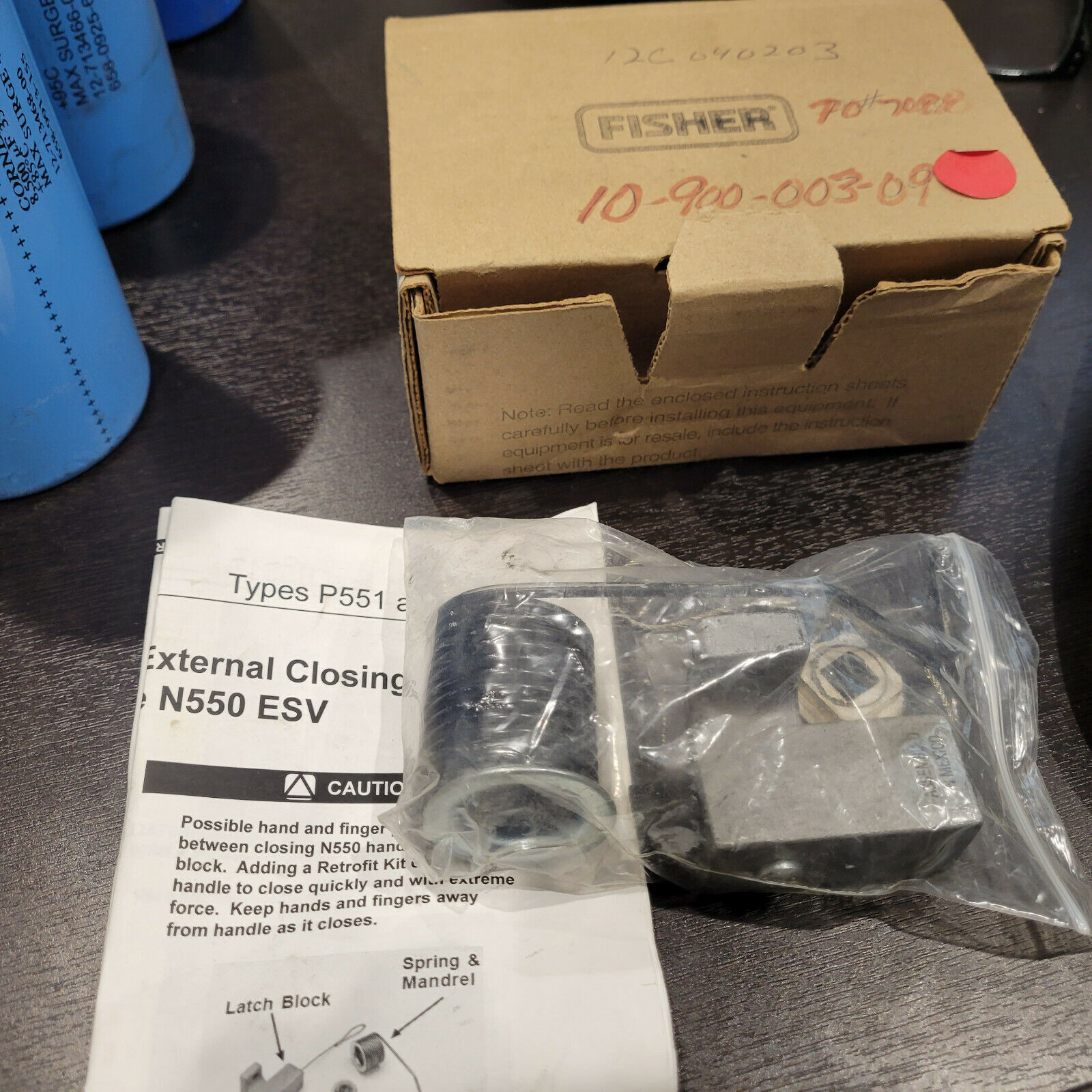 FISHER P551 External Closing Spring Retro FIT KIT NEW NIB $45 - $38.00