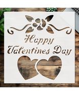 Stencil Happy Valentine&#39;s Day, Plastic Reusable, Reusable Plastic, 5.5 i... - €13,65 EUR